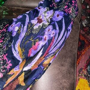 Floral Print Skirt - Multicolor